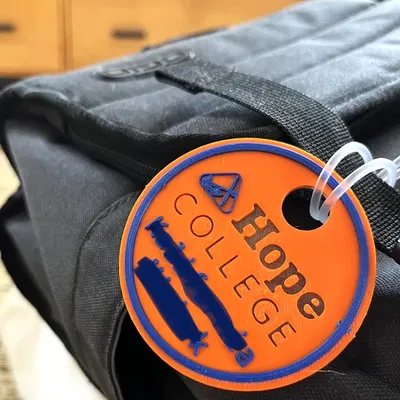 Thẻ hành lý Hope College thiết kế tùy chỉnh
