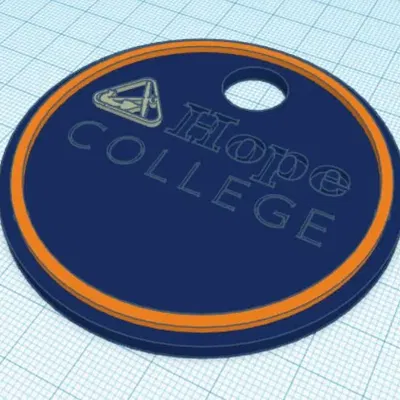 Thẻ hành lý Hope College thiết kế tùy chỉnh