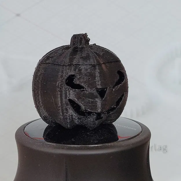 Kürbis nhỏ trang trí Halloween có nắp tháo rời - Image 2