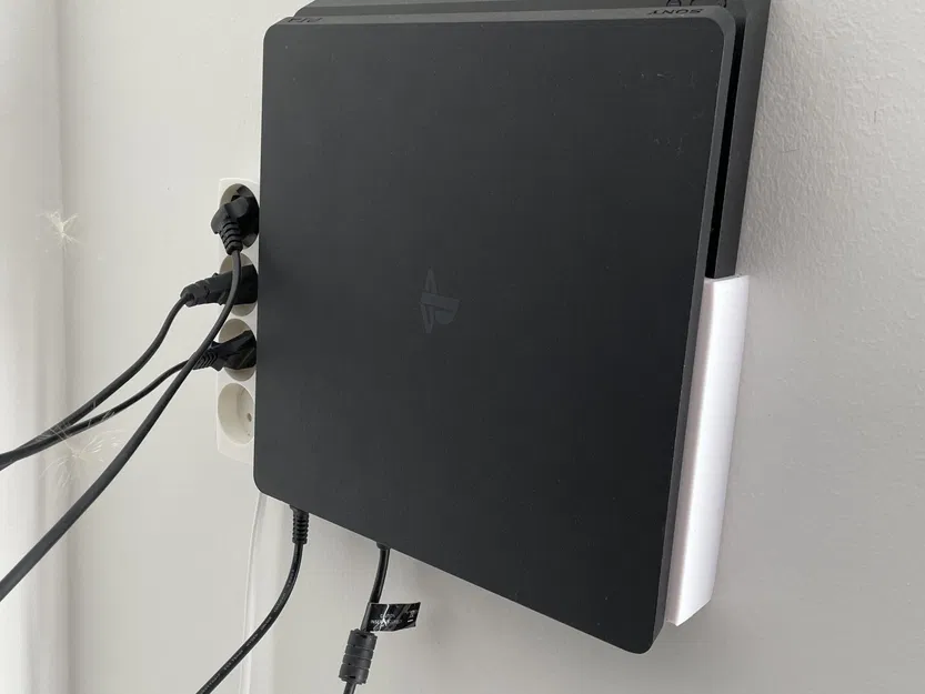 Giá đỡ treo tường cho PS4 Slim đa hướng - Image 1