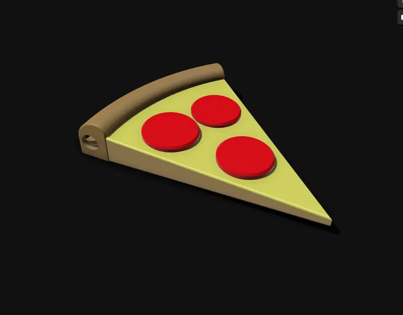 Móc khóa hình pizza độc đáo cho bộ chìa khóa của bạn - Image 1