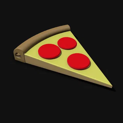 Móc khóa hình pizza độc đáo cho bộ chìa khóa của bạn
