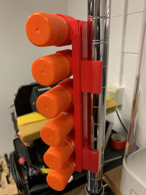 Giá đỡ cho 6 que keo dán trên kệ Wire Rack - Image 2