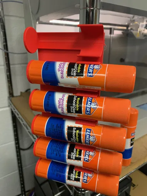 Giá đỡ cho 6 que keo dán trên kệ Wire Rack - Image 3