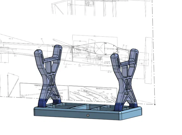Giá đỡ máy bay điều khiển từ xa cho bàn làm việc - Image 1