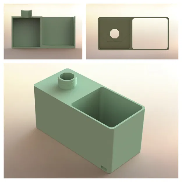 Bình đựng xà phòng và đĩa để bọt biển trong bếp - Image 2