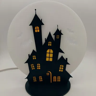 Trung tâm LED lâu đài ma quái cho Halloween