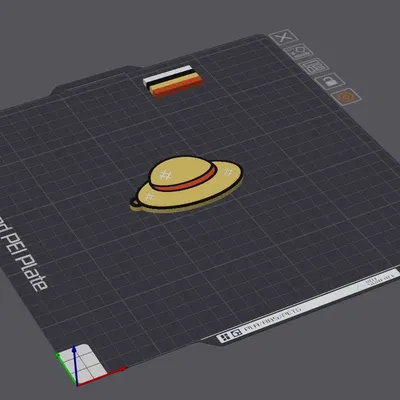 Móc khóa mũ rơm One Piece