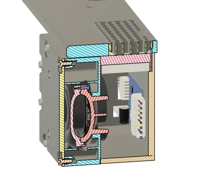 Giá đỡ quạt làm mát CPAP RatRig V-Core WS7040 - Image 8
