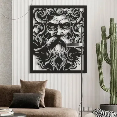 Mô hình 3D YHWH nghệ thuật treo tường