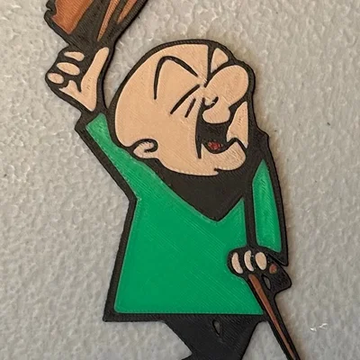 Nam châm Mr. Magoo đa sắc màu 5 màu