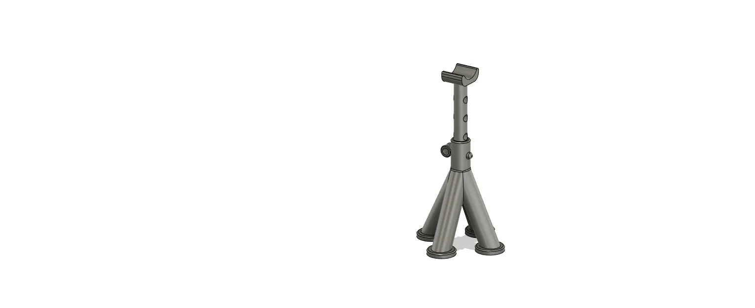 Giá đỡ xe jack stand tỷ lệ 1/10 với các bộ phận tách rời - Image 1