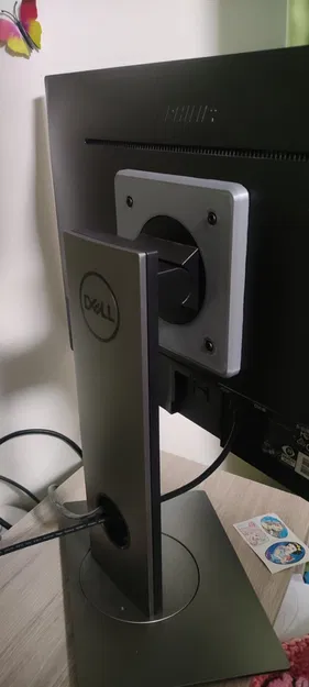 Giá đỡ chân cho màn hình Dell với lỗ VESA 100x100 - Image 1