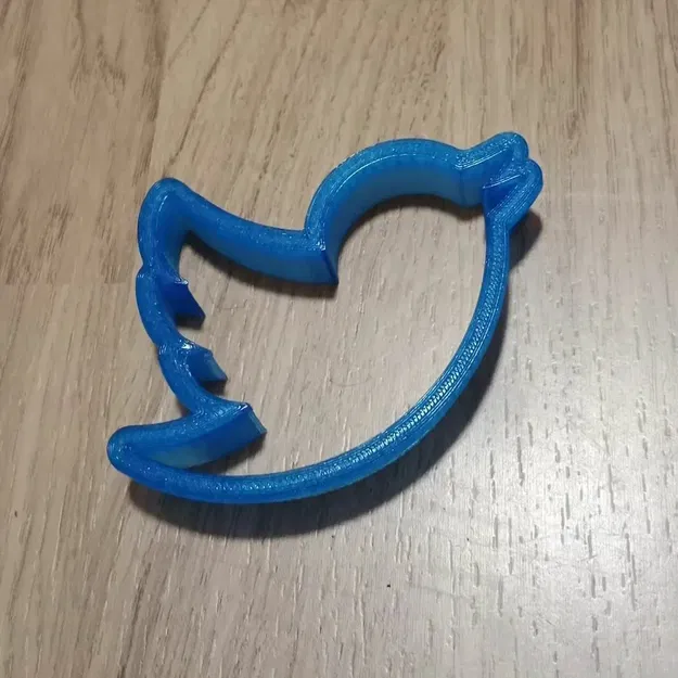 Cutter bánh quy hình chú chim Twitter cổ điển - Image 1