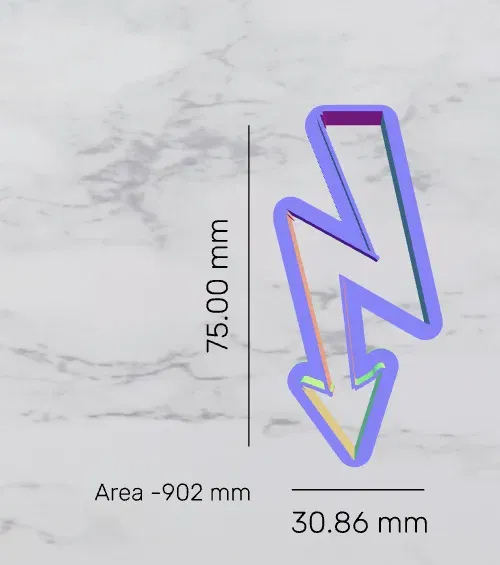 Cutter bánh quy hình sét độc đáo cho bếp nhà bạn - Image 1