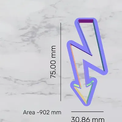 Cutter bánh quy hình sét độc đáo cho bếp nhà bạn