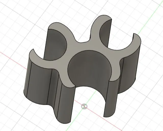 Kẹp cáp Bambu Lab AMS cho hai ống PTFE - Image 1