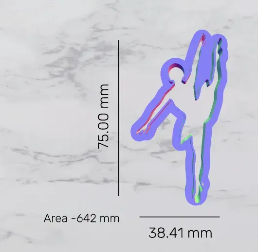 Cutter bánh quy hình điệu nhảy - Image 3