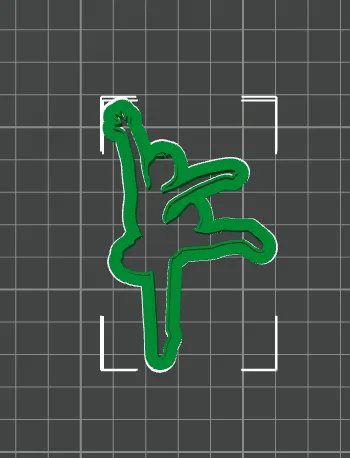 Cutter bánh quy hình vũ công cho bữa tiệc thể thao - Image 2