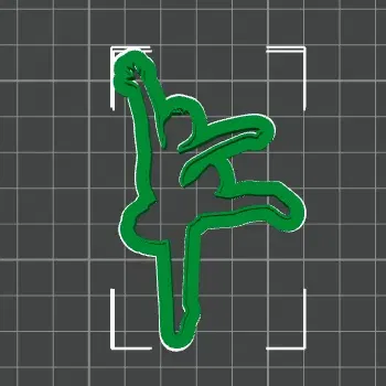 Cutter bánh quy hình vũ công cho bữa tiệc thể thao