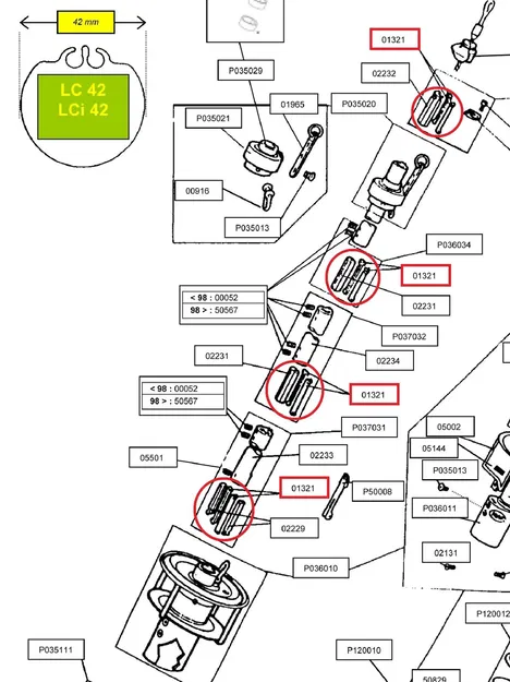 Bộ 2 vòng bi cho hệ thống cuốn buồm đầu tiên - Image 1
