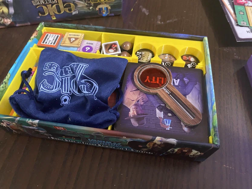 Bộ giá đỡ lưu trữ cho trò chơi Tiny Epic Crimes - Image 1