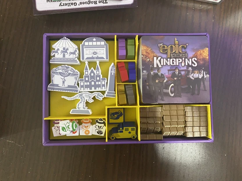 Bộ giá đỡ lưu trữ cho trò chơi Tiny Epic Crimes - Image 3