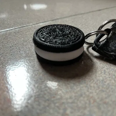 Bộ bảo vệ thẻ OREO hình móc khóa dễ thương