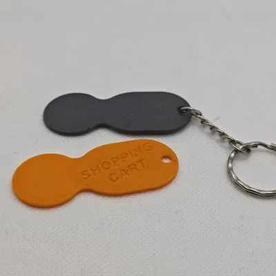 Móc khóa xe đẩy mua sắm tiện lợi