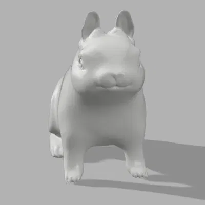 Thỏ lùn Hà Lan trang trí vườn kích thước tự nhiên