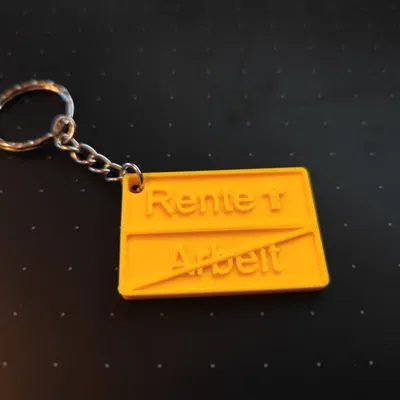 Móc khóa nghỉ hưu dành cho đồng nghiệp