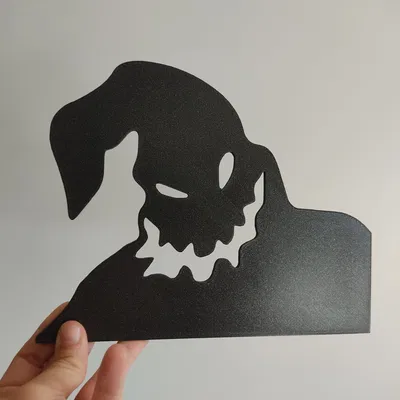 Trang trí cửa sổ Oogie Boogie từ Nightmare Before Christmas