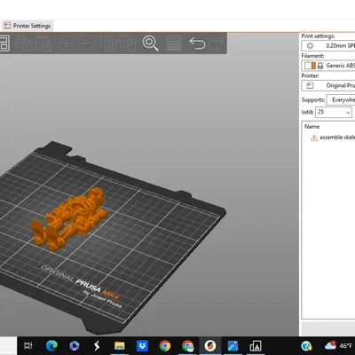 Tượng khô héo vui nhộn cho in 3D