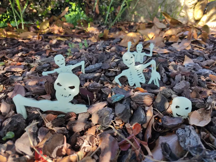 Tập hợp bộ xương trang trí cho Halloween - Image 1