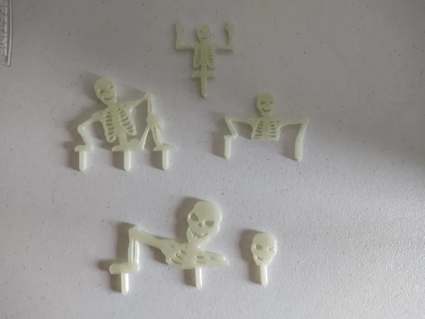Tập hợp bộ xương trang trí cho Halloween - Image 3