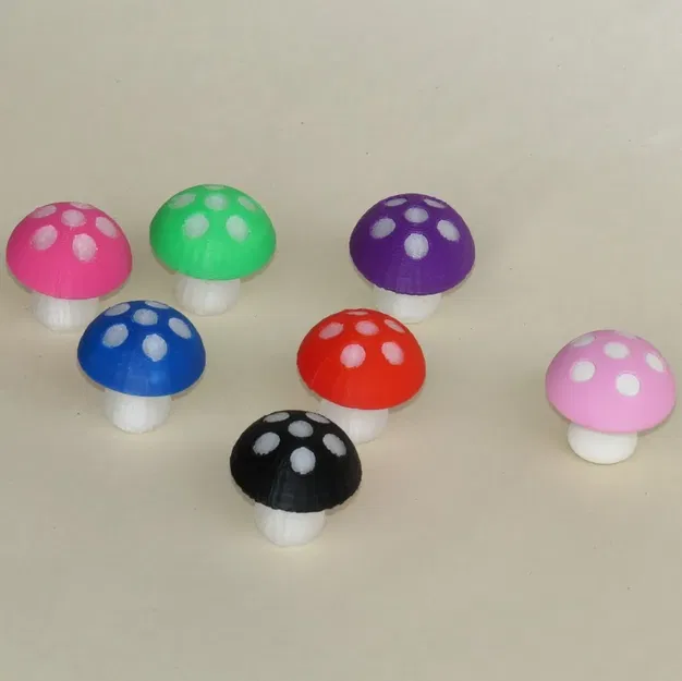 Cục tẩy hình nấm Nhật Bản cho học tập 3D - Image 1