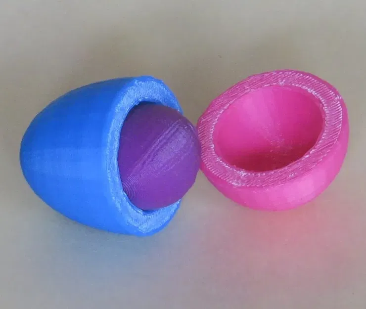 Mô hình quả trứng 3D cho lớp học thiết kế cơ bản - Image 1
