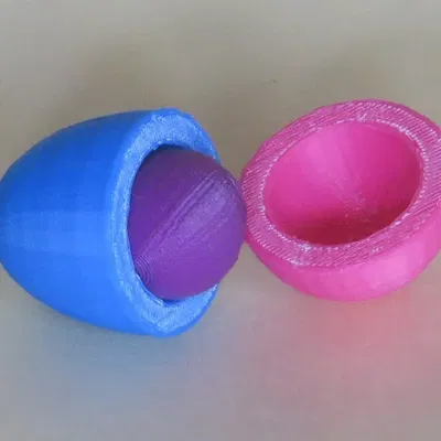 Mô hình quả trứng 3D cho lớp học thiết kế cơ bản