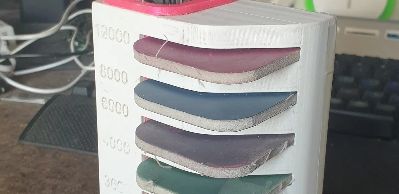 Giá đỡ micro mesh với kho lưu trữ cho dụng cụ mài - Image 1