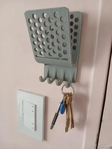 Giá treo ví và chìa khóa 4 chấu - Image 1