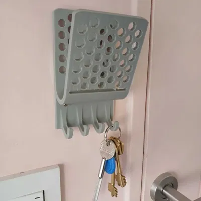 Giá treo ví và chìa khóa 4 chấu