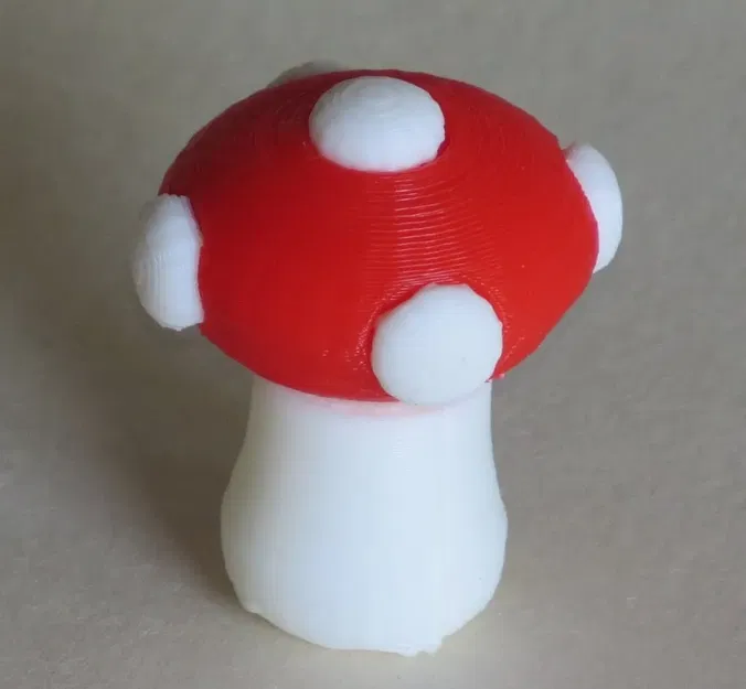 Cục tẩy Nhật Bản hình nấm cho học tập 3D - Image 1