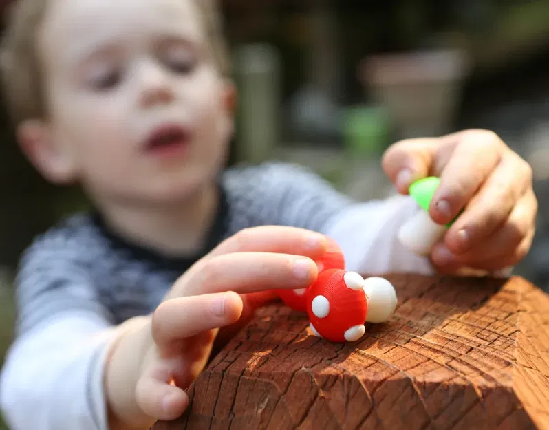 Cục tẩy Nhật Bản hình nấm cho học tập 3D - Image 2