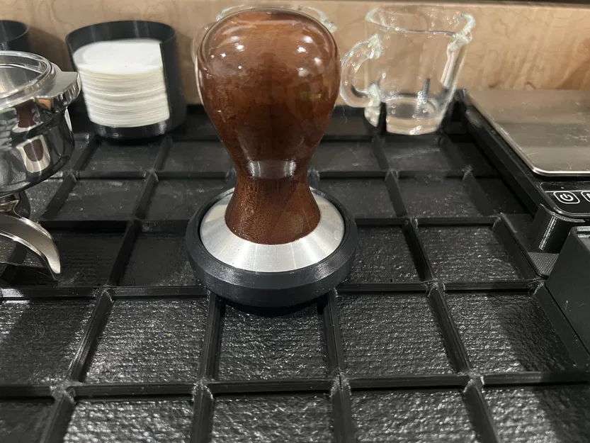 Giá đỡ tamper 58mm - Phiên bản remix Gridfinity - Image 1