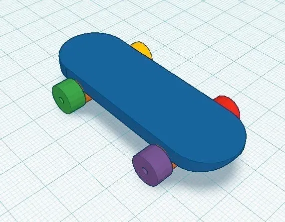 Bảng ván trượt 3D dễ làm cho học sinh mới bắt đầu - Image 2