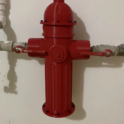 Hộp đồng hồ nước Hydrant in 3D cho hệ thống ống nước