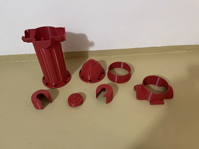 Hộp đồng hồ nước Hydrant in 3D cho hệ thống ống nước - Image 3