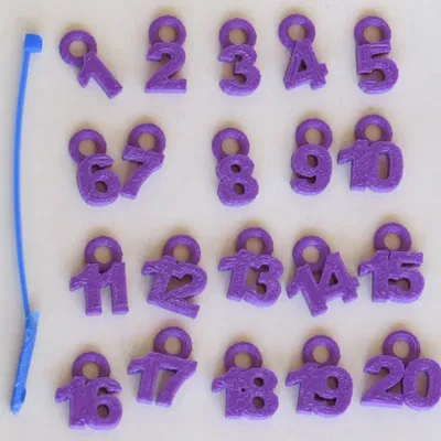 Số thứ tự xếp hàng cho học sinh trong lớp học