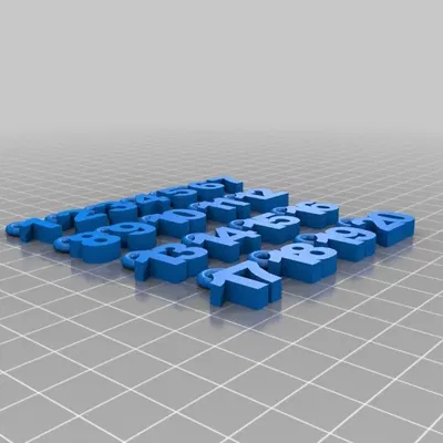 Số thứ tự xếp hàng cho học sinh trong lớp học