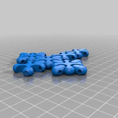 Khối gập FlexMesh 1.0 thiết kế từ hình đa diện